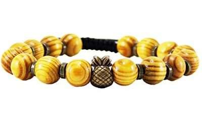 Wooden bracelet pineapple jewelry trending now charm vegan wishing fruit jewelry wood