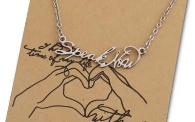 Speak Now Music Necklace with Message Card Swift Gift for Fans Music lover Gift