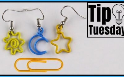 Paperclip Earrings Sun, Star & Moon // Tip Tuesday Jewelry Making Tutorial
