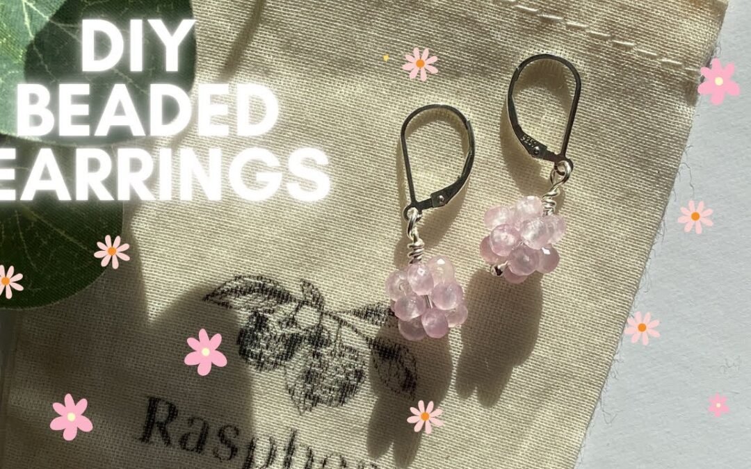 DIY Earrings, Easy Earring tutorial, 2023 Jewelry Trends, Summer jewelry