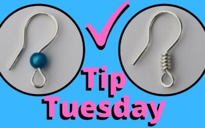 How to Make Earring Hooks // Tip Tuesday // DIY Jewelry Findings