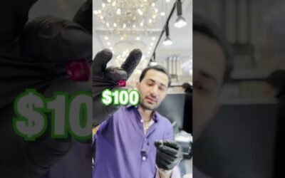 $100,000 vs $10,000 SAPPHIRES!!!! #shorts