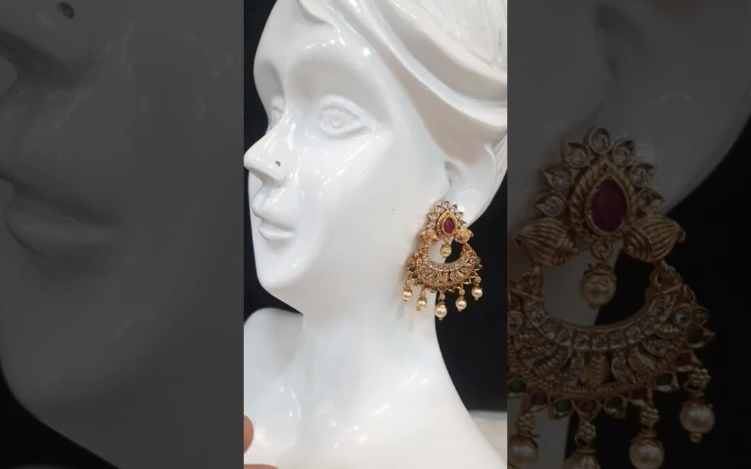 chandbali earrings//560// #guntur #imitationjewellery #fashion #jewellery #trendy #collection #best