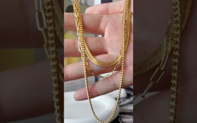 Gift Ideas For Your Girlfriend, Wife, Mom Or Sister- gold necklaces #jewellery #shorts